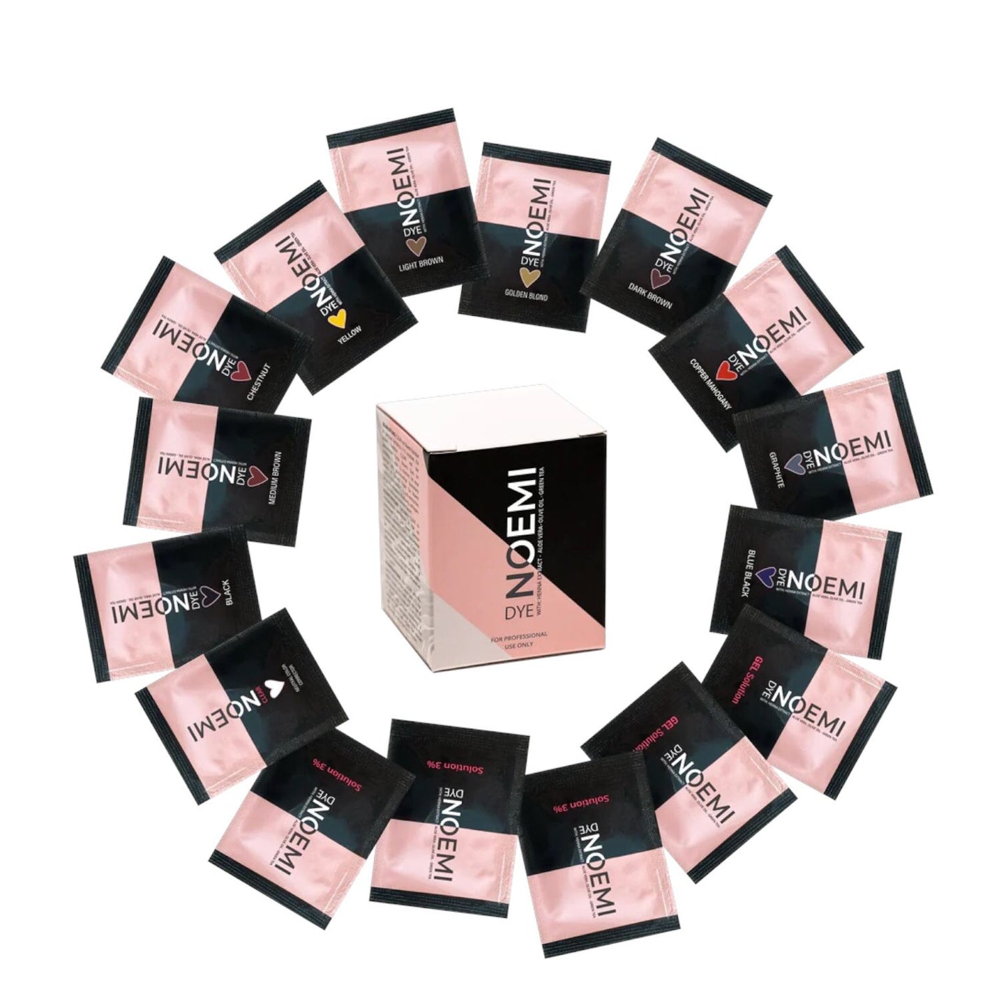 Kit de Prueba Noemi Dye – Tinte para Cejas y Pestañas