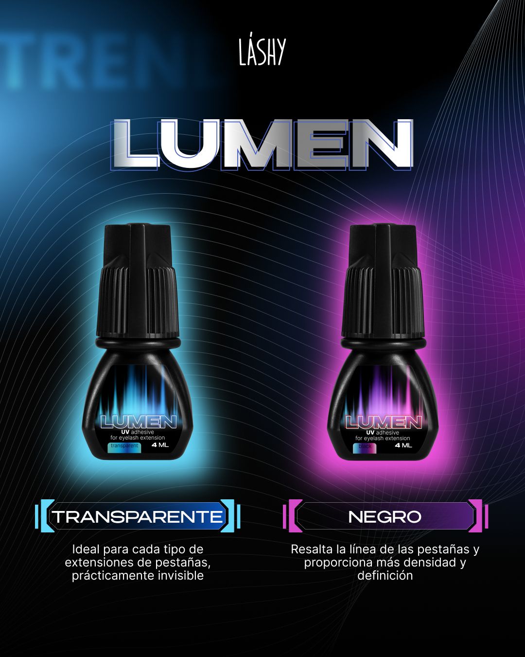 Adhesivo UV LUMEN – Tecnología Avanzada para Extensiones de Pestañas (4 ml)