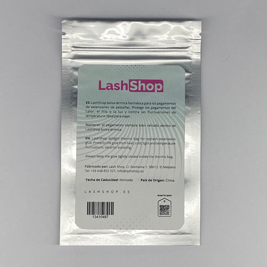 BOLSA TÉRMICA Y HERMÉTICA (PRESERVA LA CALIDAD DEL ADHESIVO)