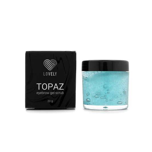 LOVELY EXFOLIANTE DE CEJAS Biscuit mousse & Topaz